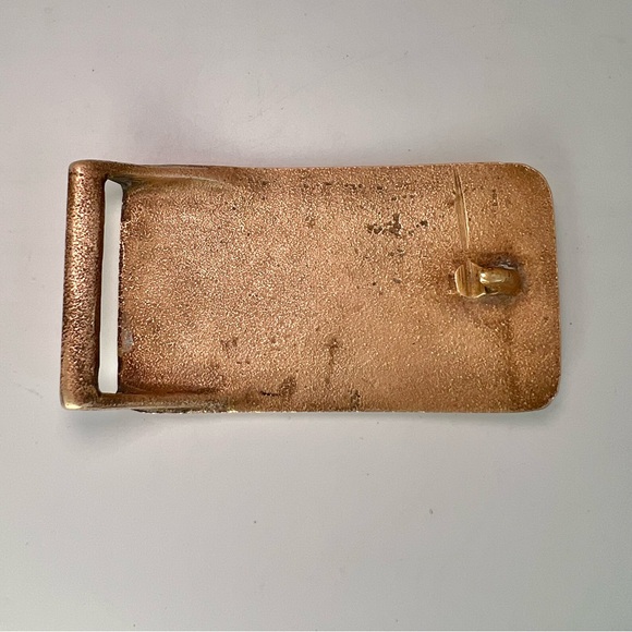 Bronze Sherwin Williams Painting Painter Paint Store 70s Vtg Belt Buckle - Picture 5 of 7